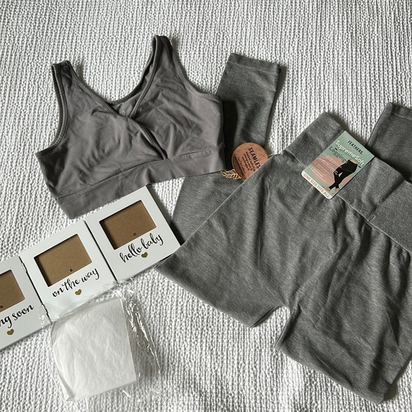 Kindred Bravely Other - Bundle! 3 Items!!! Kindred Bravely Nursing Bra, NWT Leggings & 3-pc photo frame